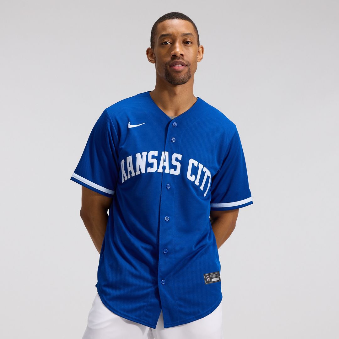 Kansas City Royals Nike Road Replica Team Jersey - Gray