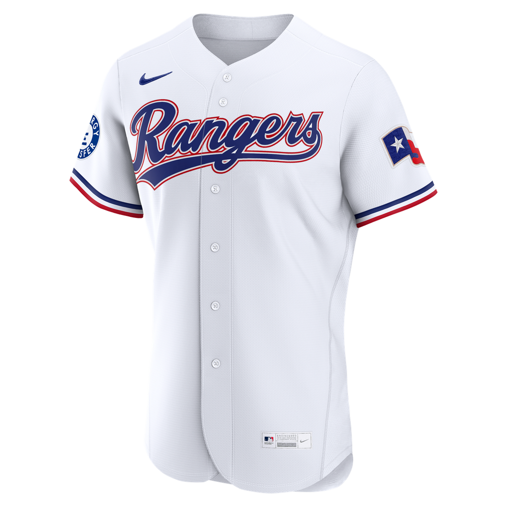 Corey Seager Texas Rangers Nike Home Authentic Sponsor Patch Jersey - White