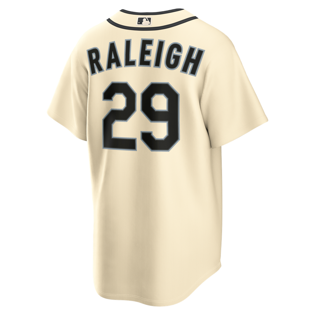 Cal Raleigh Seattle Mariners Nike Alternate Replica Jersey - Cream