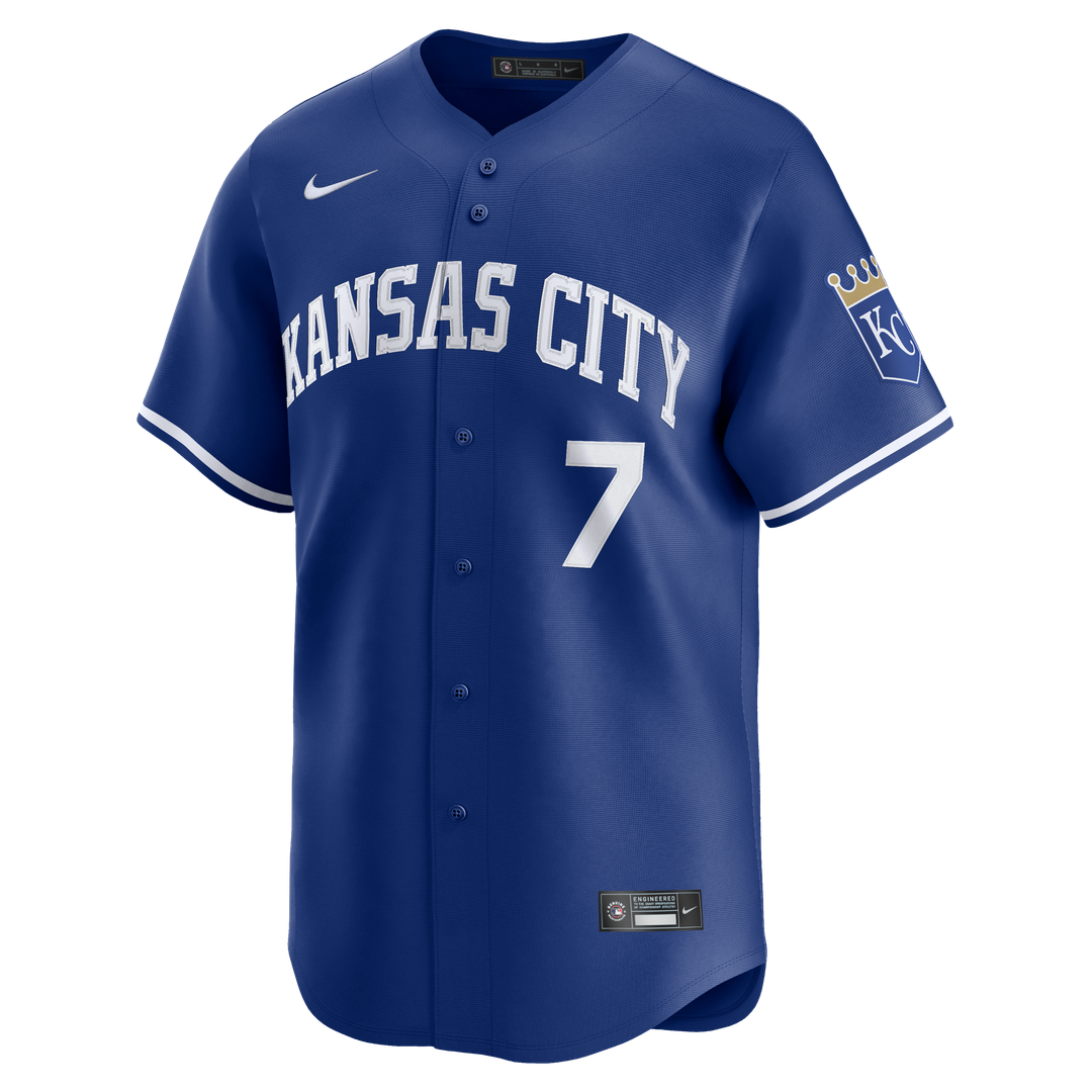 Bobby Witt Jr. Kansas City Royals Nike Alternate 2 Limited Player Jersey - Royal