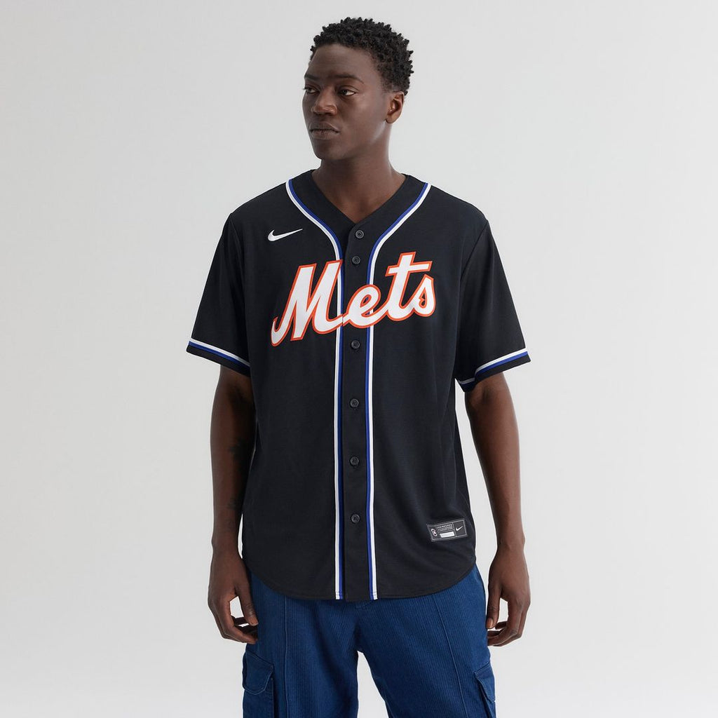 Juan Soto New York Mets Nike Fashion Replica Black Out Jersey