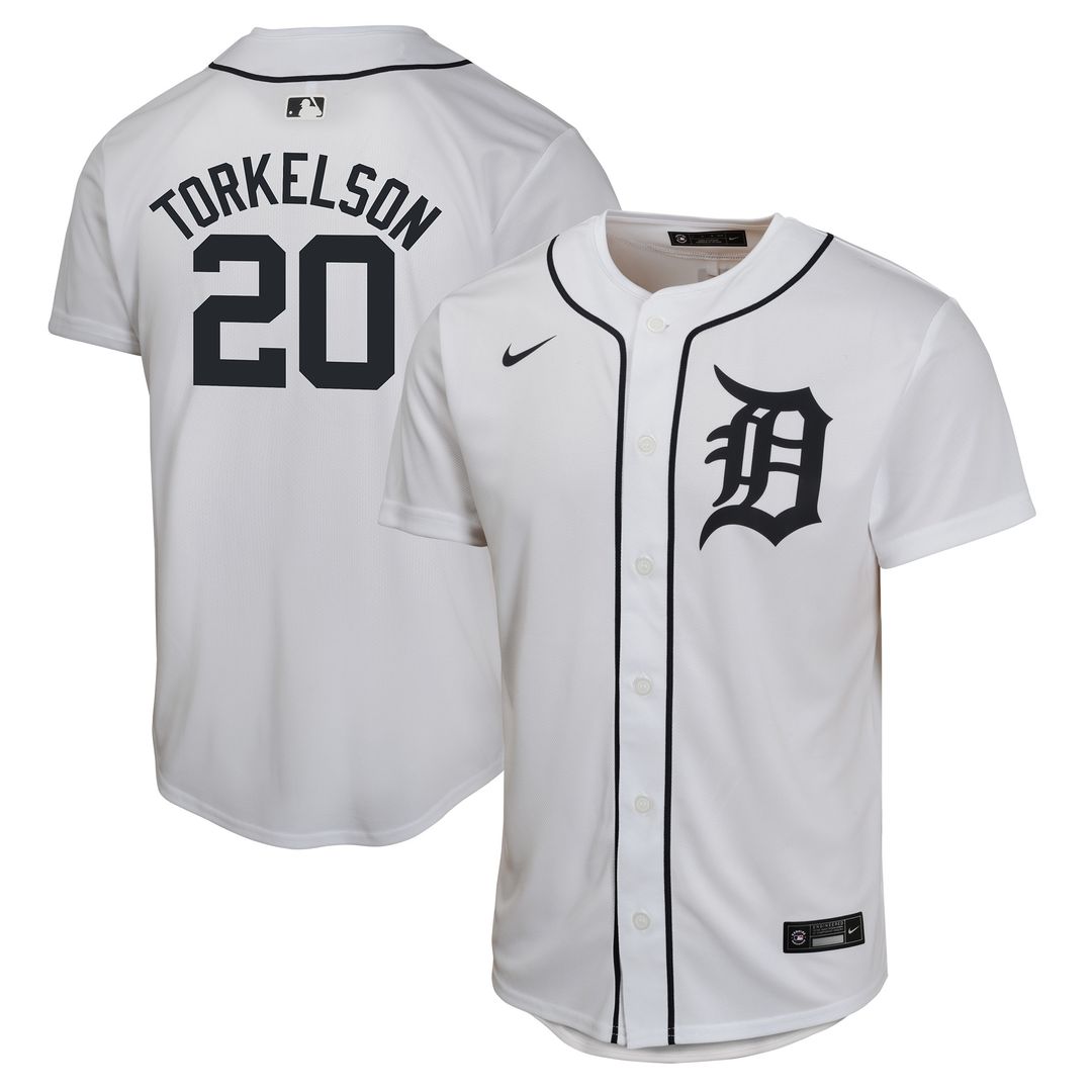Spencer Torkelson Detroit Tigers Nike Youth Home Game Player Jersey - White
