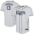 Junior Caminero Tampa Bay Rays Nike Youth Home Replica Player Jersey - White