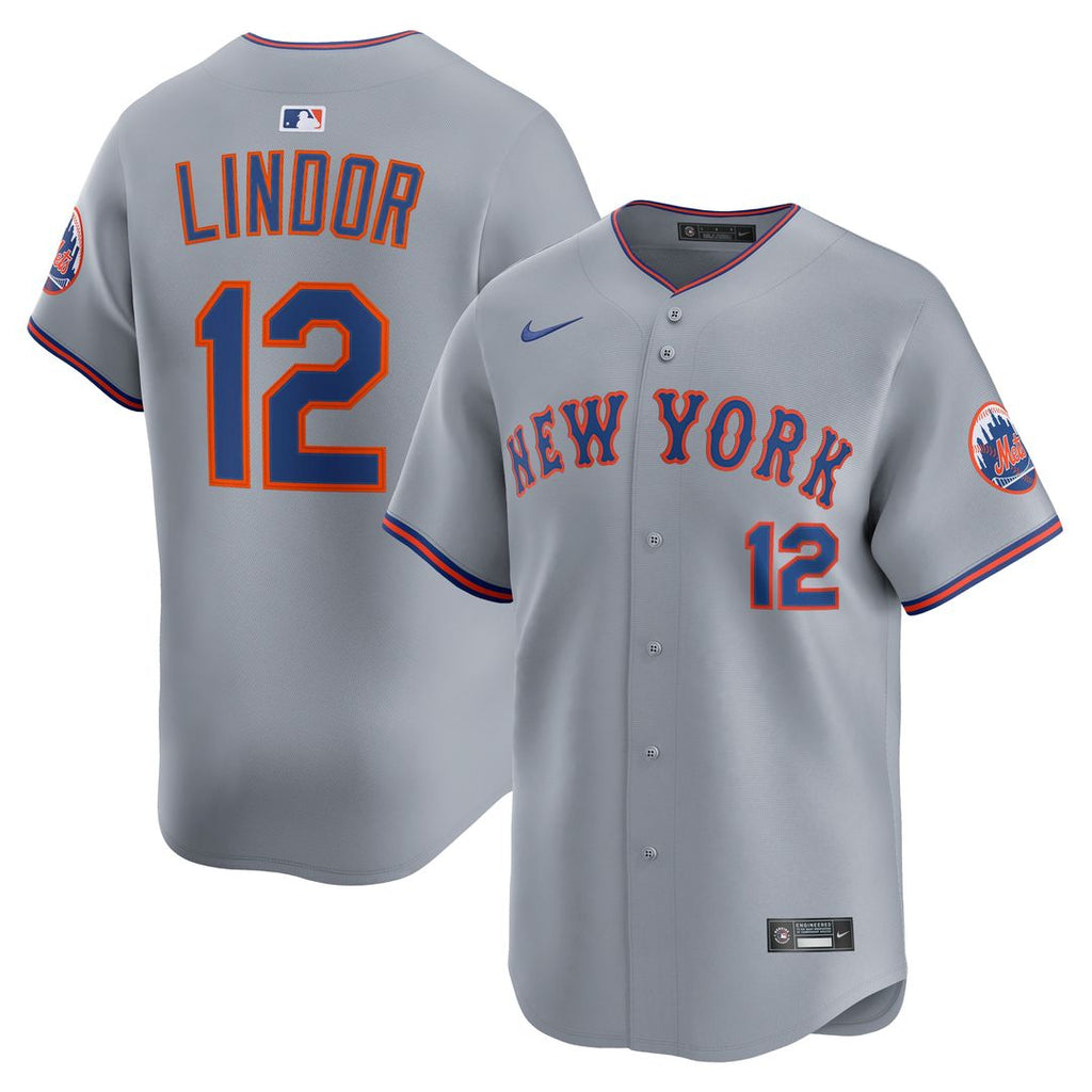 Francisco Lindor New York Mets Nike Home Limited Jersey - White