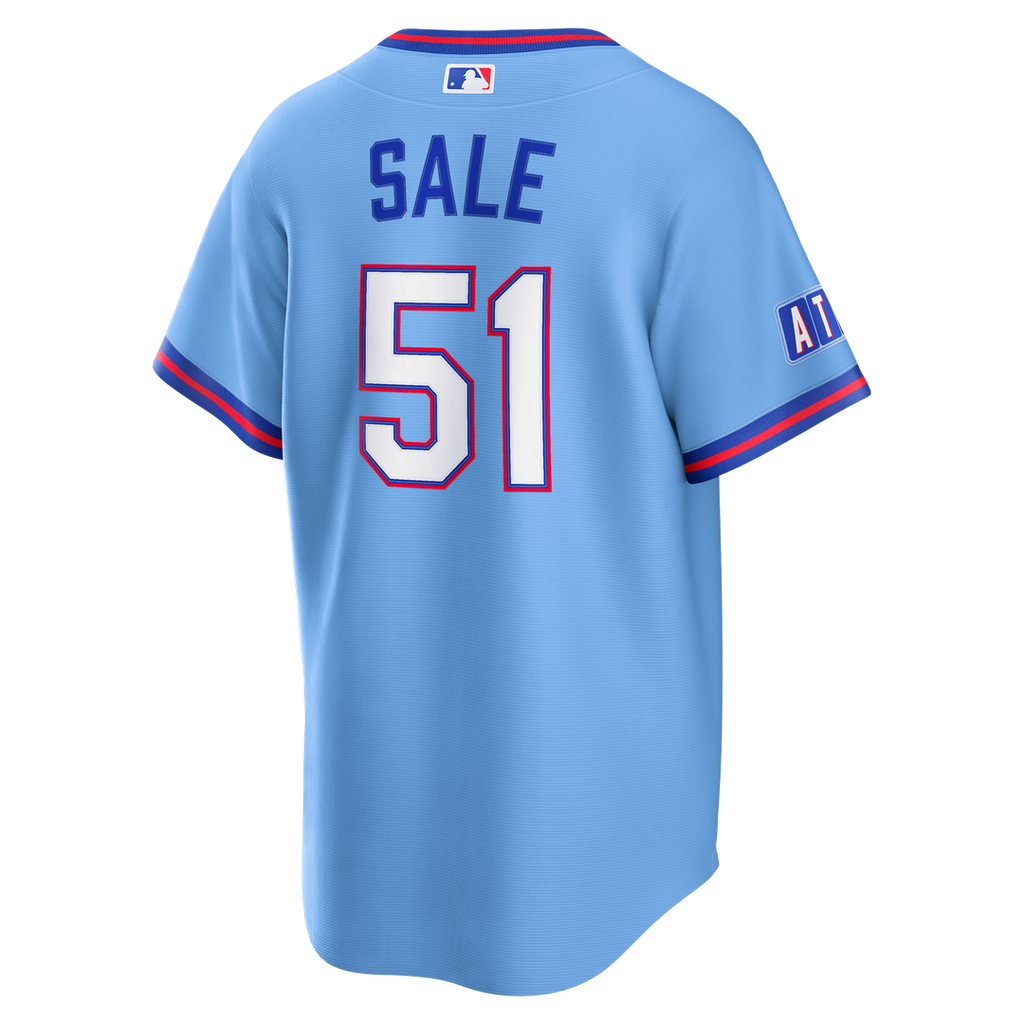 Chris Sale Atlanta Braves Nike 2026 City Connect Stadium Jersey - Powder Blue