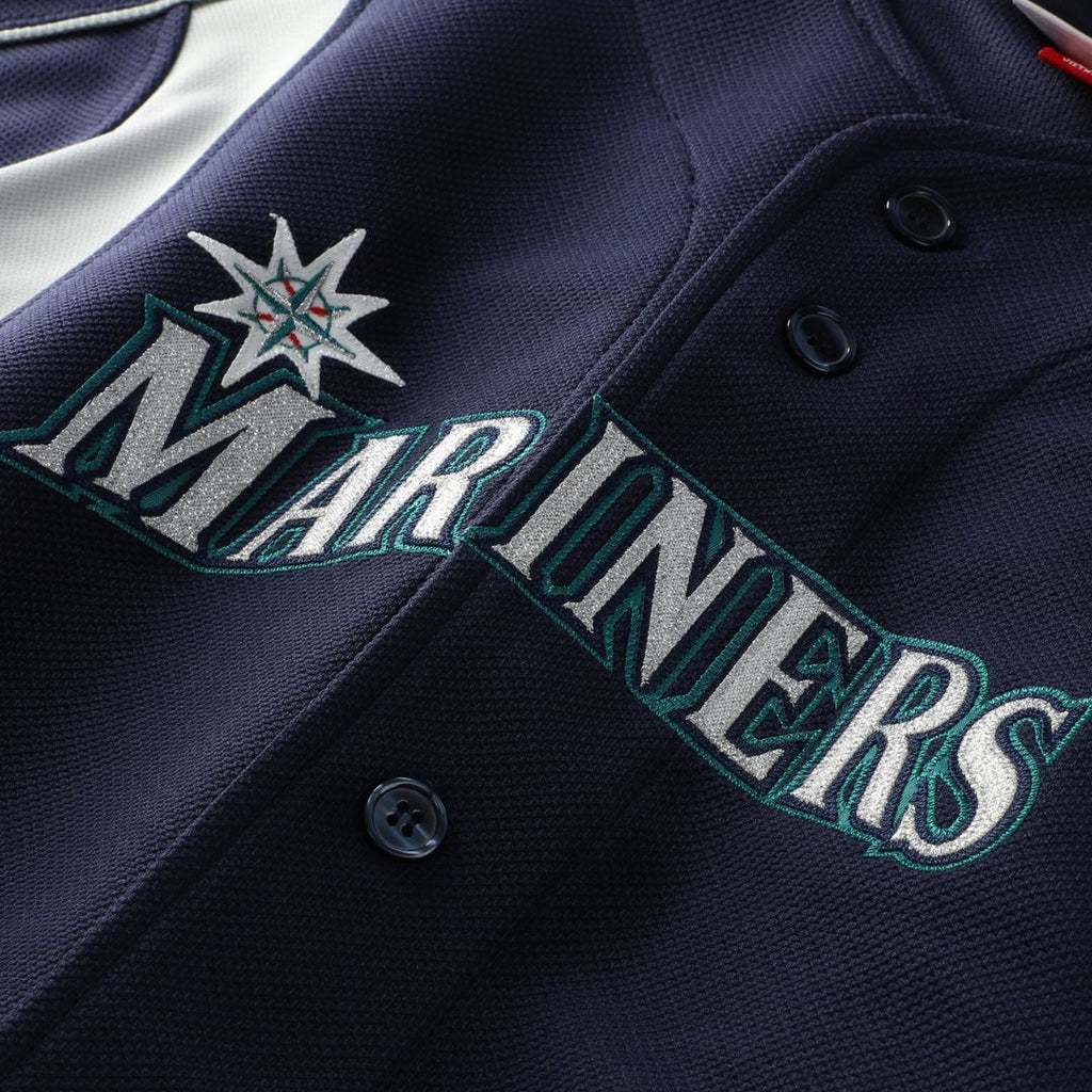 Ichiro Suzuki Seattle Mariners Mitchell & Ness Cooperstown Collection Batting Practice Jersey - Navy