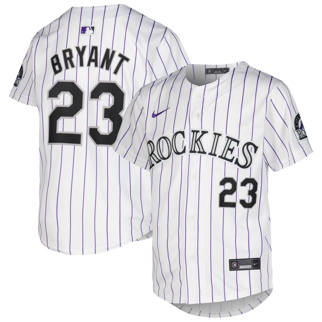 Kris Bryant Colorado Rockies Nike Youth Alternate Limited Player Jersey - Purple