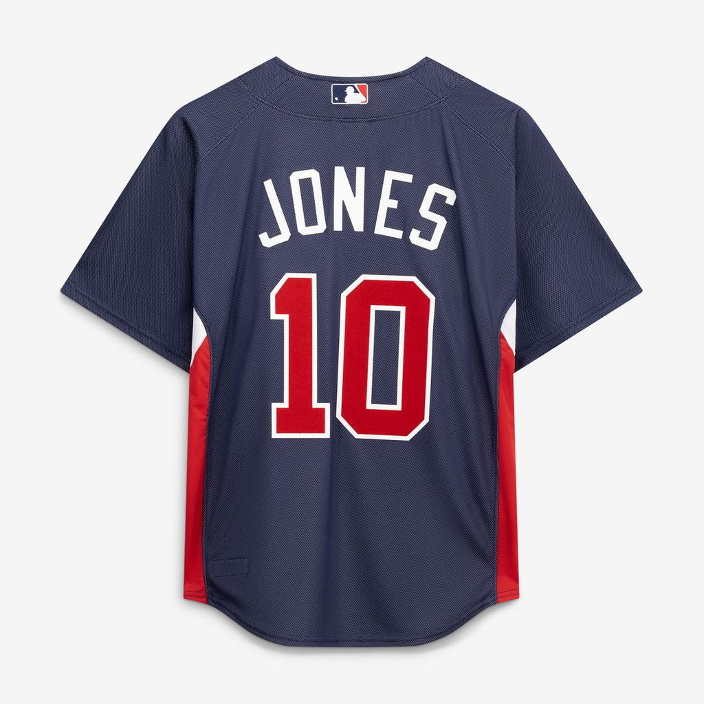 Chipper Jones Atlanta Braves Mitchell & Ness Authentic Batting Practice Jersey - Navy