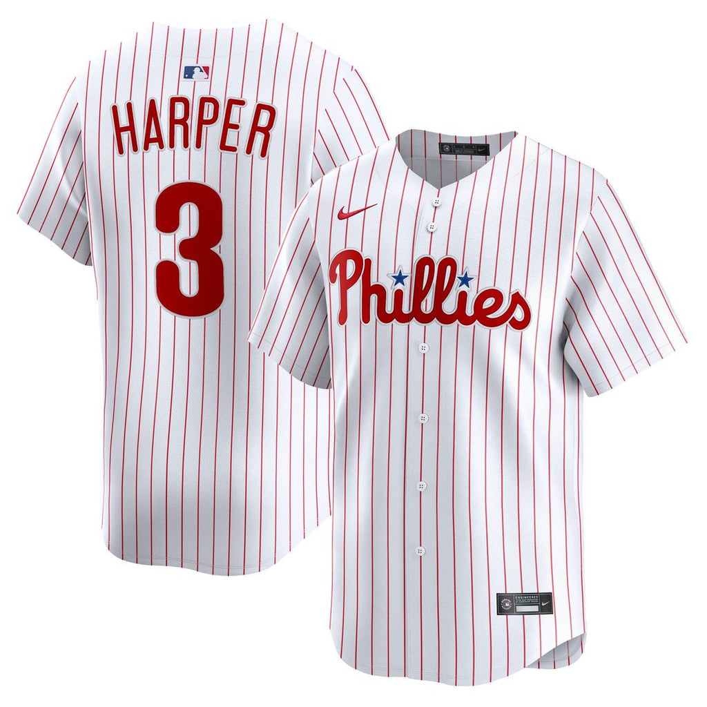 Bryce Harper Philadelphia Phillies Nike Road Limited Player Jersey - Gray