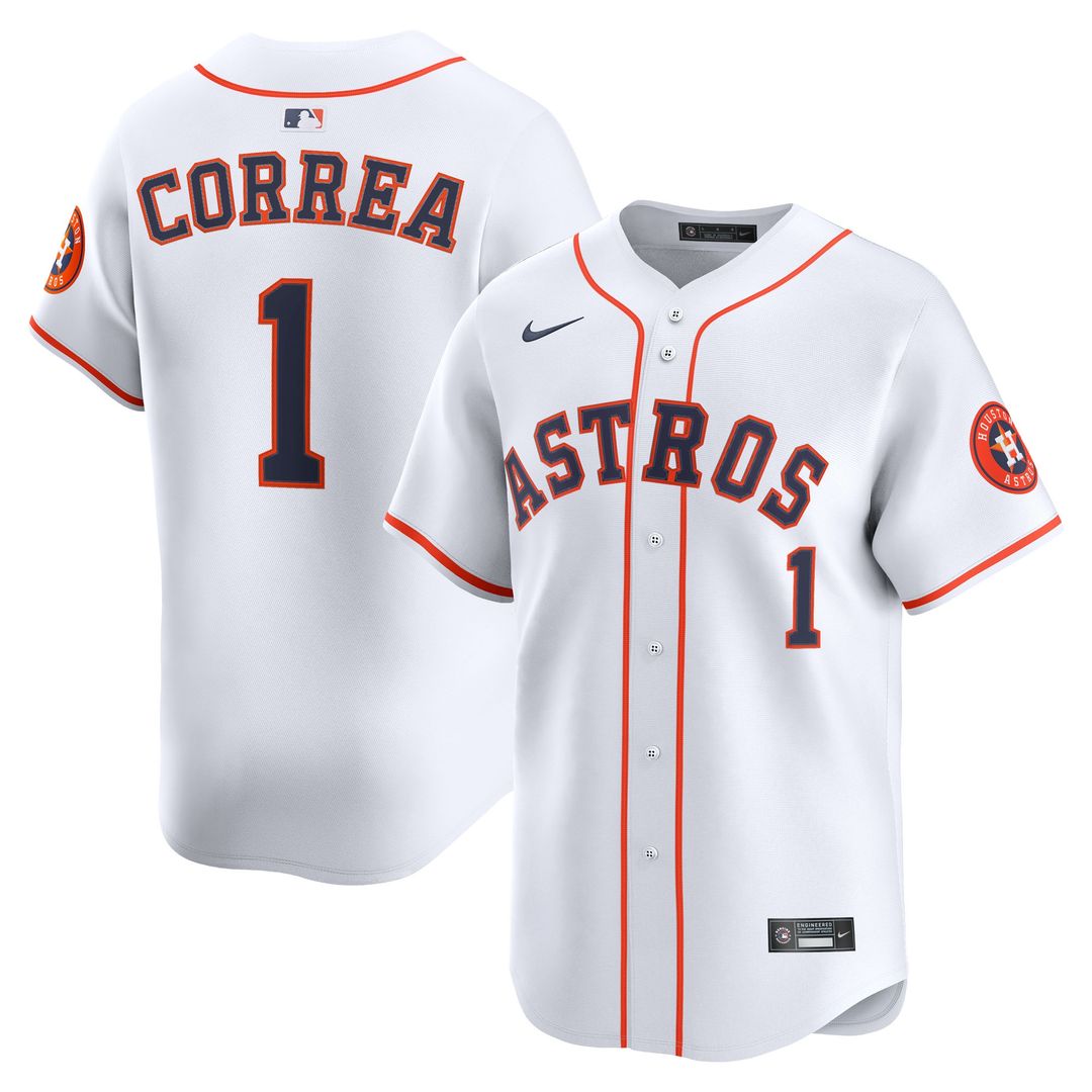 Carlos Correa Houston Astros Nike Home Limited Player Jersey - White