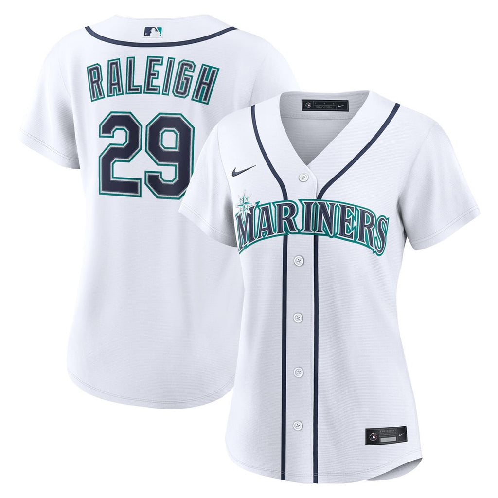 Cal Raleigh Seattle Mariners Nike Women's Home Replica Jersey - White