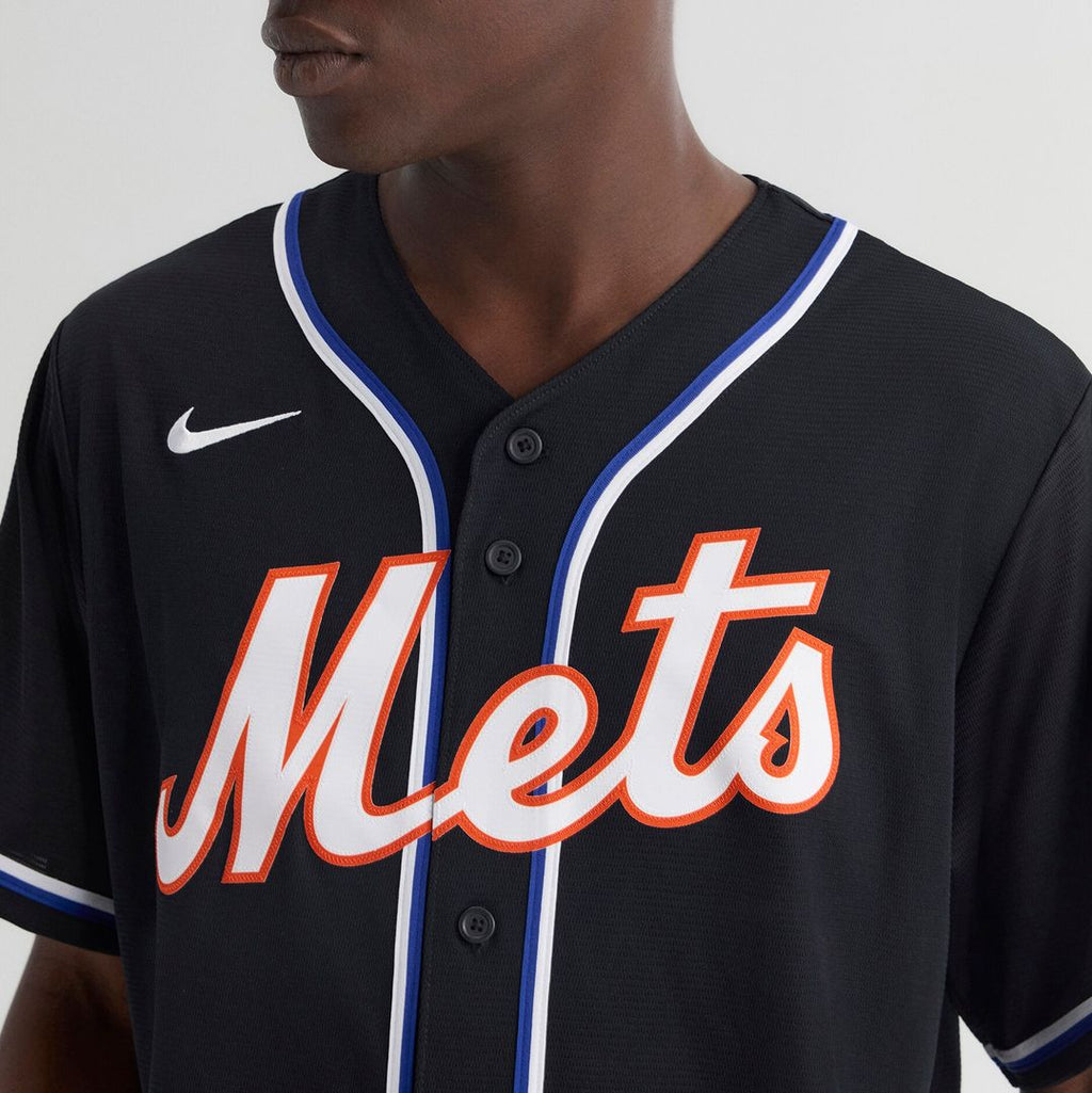 Juan Soto New York Mets Nike Fashion Replica Black Out Jersey
