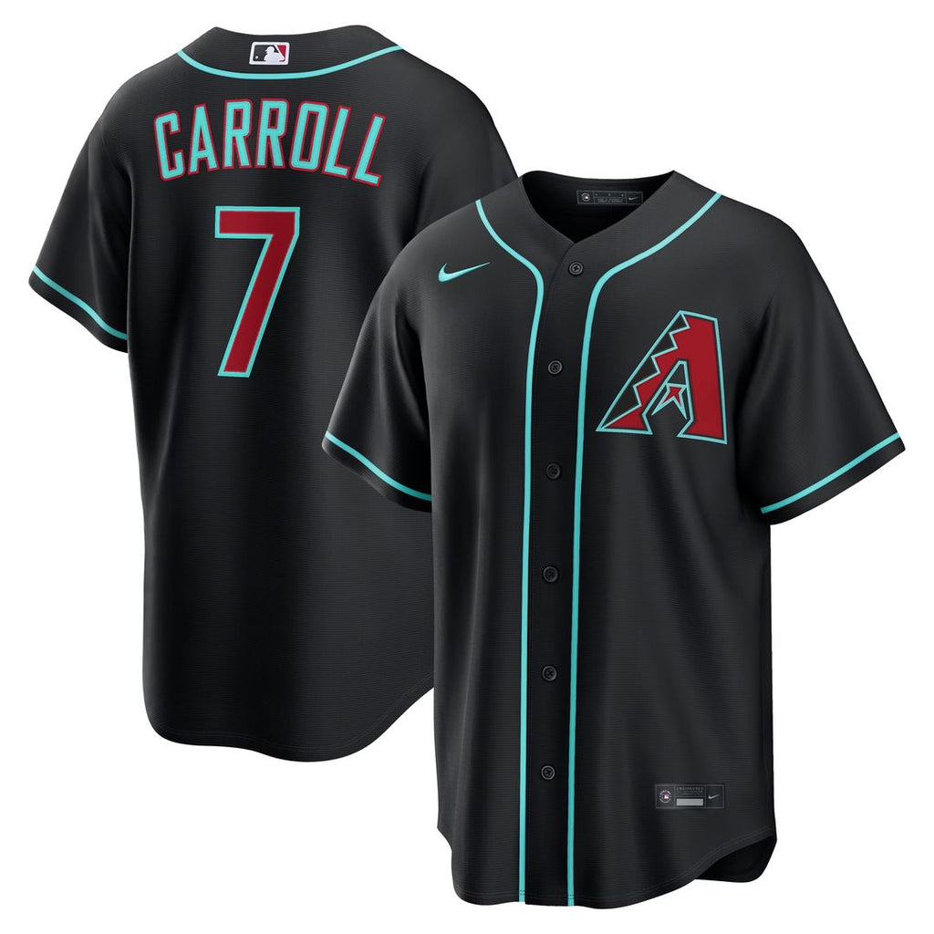 Corbin Carroll Arizona Diamondbacks Nike Alternate Replica Jersey - Black