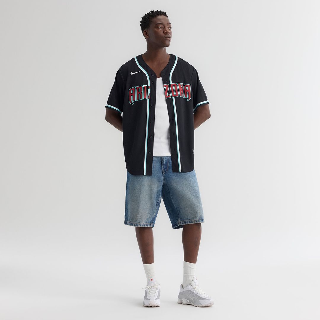 Arizona Diamondbacks Nike Fashion Replica Black Out Jersey