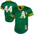 Reggie Jackson Athletics Mitchell & Ness Authentic Batting Practice Jersey - Green