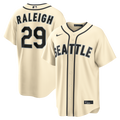 Cal Raleigh Seattle Mariners Nike Alternate Replica Jersey - Cream