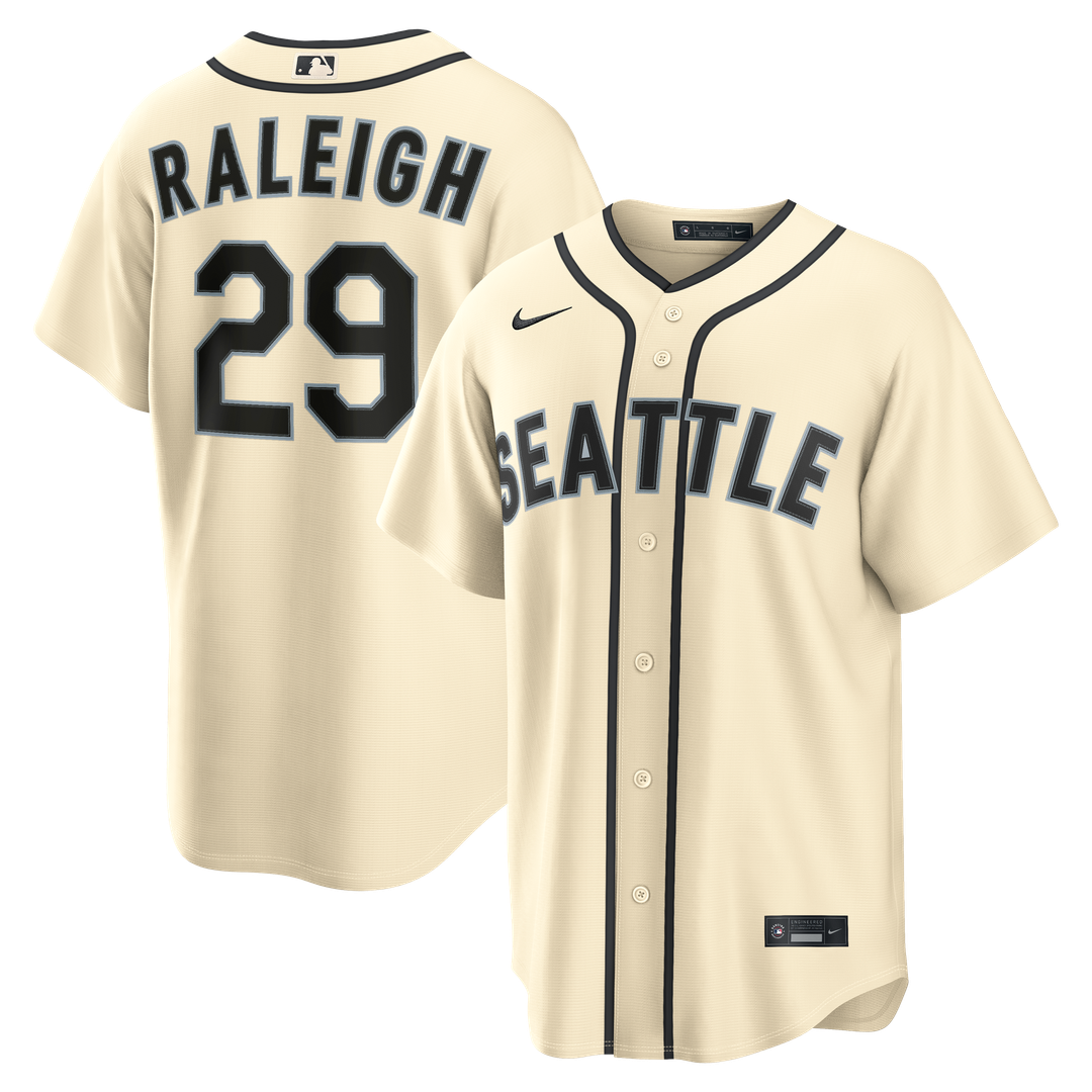 Cal Raleigh Seattle Mariners Nike Alternate Replica Jersey - Teal