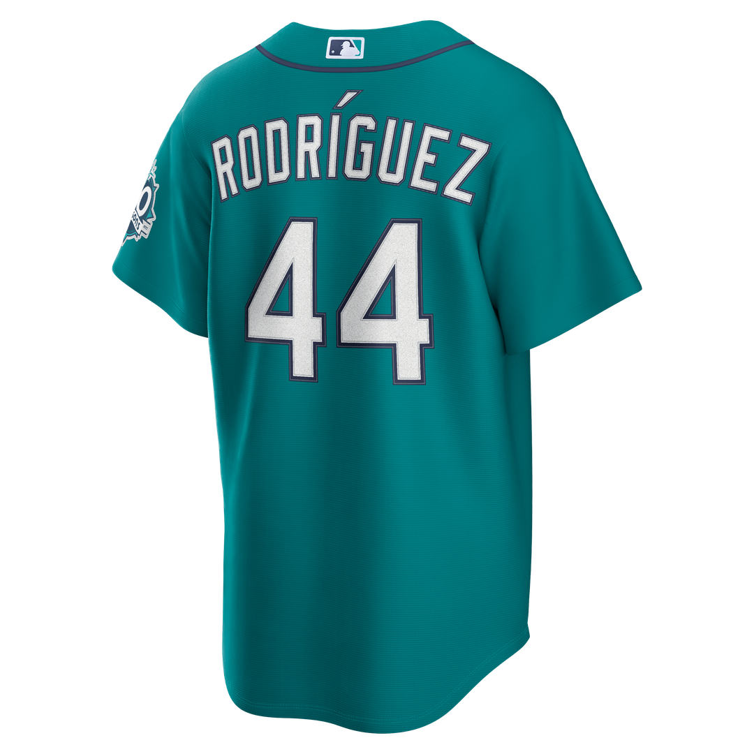 Julio Rodríguez Seattle Mariners Nike  Home Stadium 50th Season Patch Jersey - White