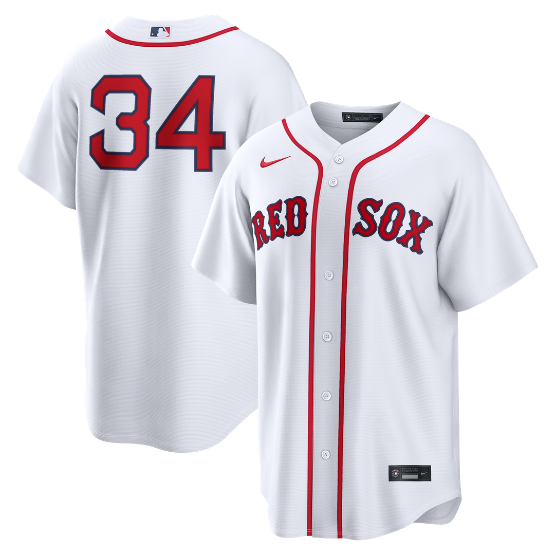 David Ortiz Boston Red Sox Nike Home Replica Jersey - White