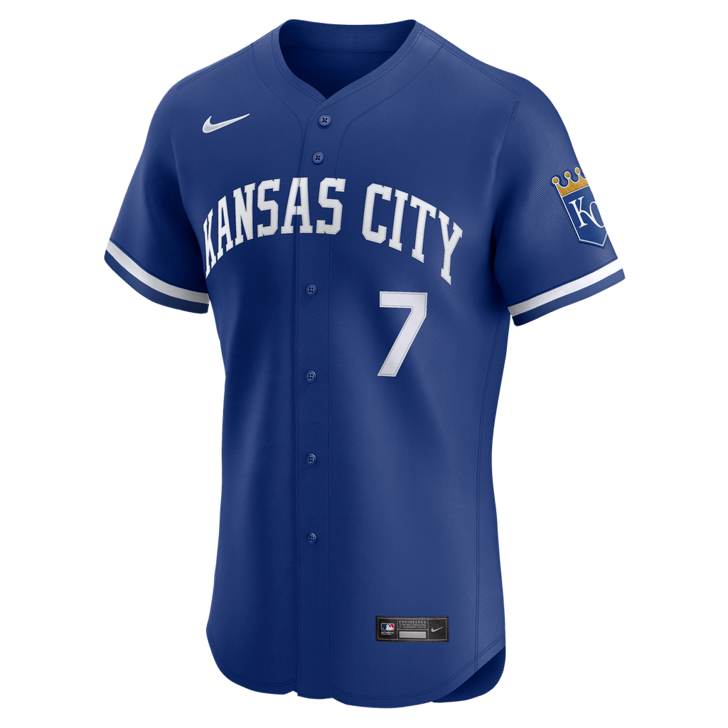 Bobby Witt Jr. Kansas City Royals Nike Home ElitePlayer  Jersey - White