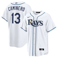 Junior Caminero Tampa Bay Rays Nike Youth Home Replica Jersey - White