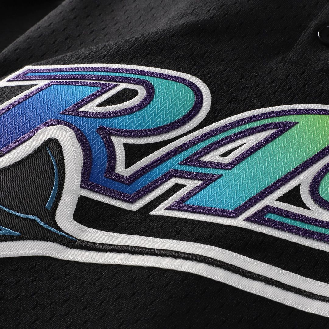 Wade Boggs Tampa Bay Rays Mitchell & Ness Authentic Batting Practice Jersey - Black