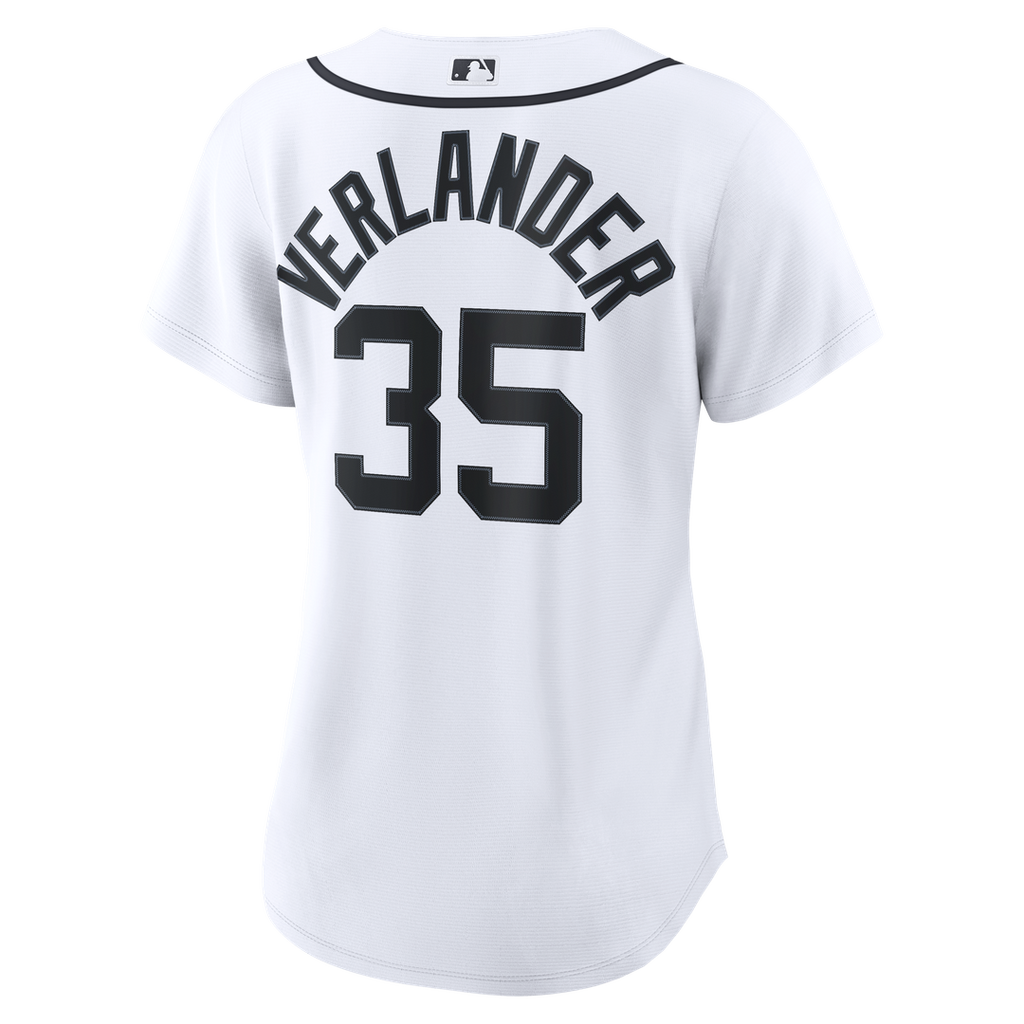 Justin Verlander Detroit Tigers Nike Women's Home Replica Jersey - White