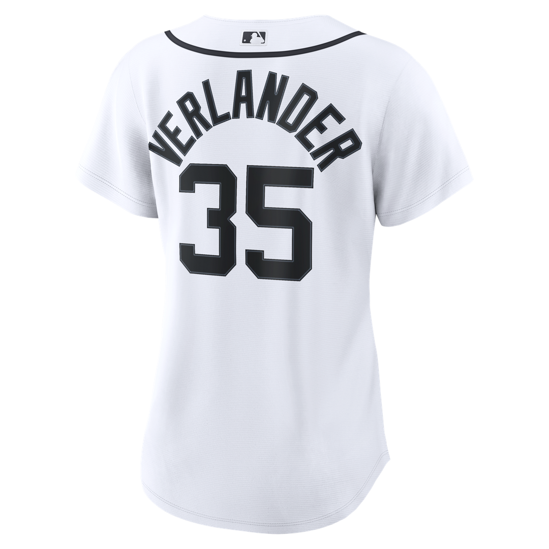 Justin Verlander Detroit Tigers Nike Women's Home Replica Jersey - White