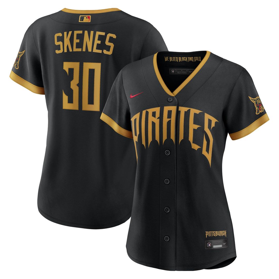Paul Skenes Pittsburgh Pirates Nike Women's 2026 City Connect Stadium Jersey - Black