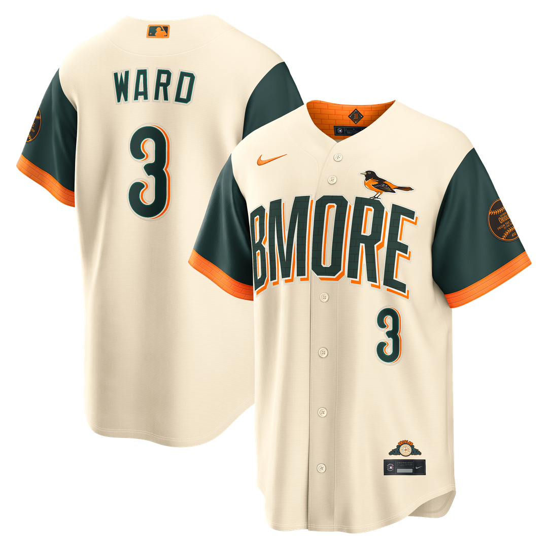 Taylor Ward Baltimore Orioles Nike 2026 City Connect Stadium Jersey - Cream