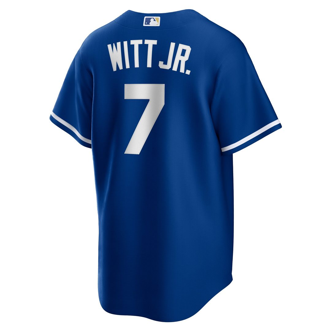 Bobby Witt Jr. Kansas City Royals Nike Alternate 2 Replica Jersey - Rush Blue