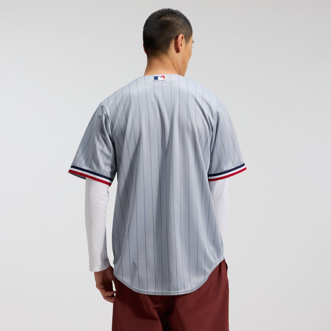 Minnesota Twins Nike Road Replica Team Jersey - Gray