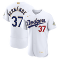 Teoscar Hernández Los Angeles Dodgers Nike 2026 Gold Collection Authentic Jersey - White