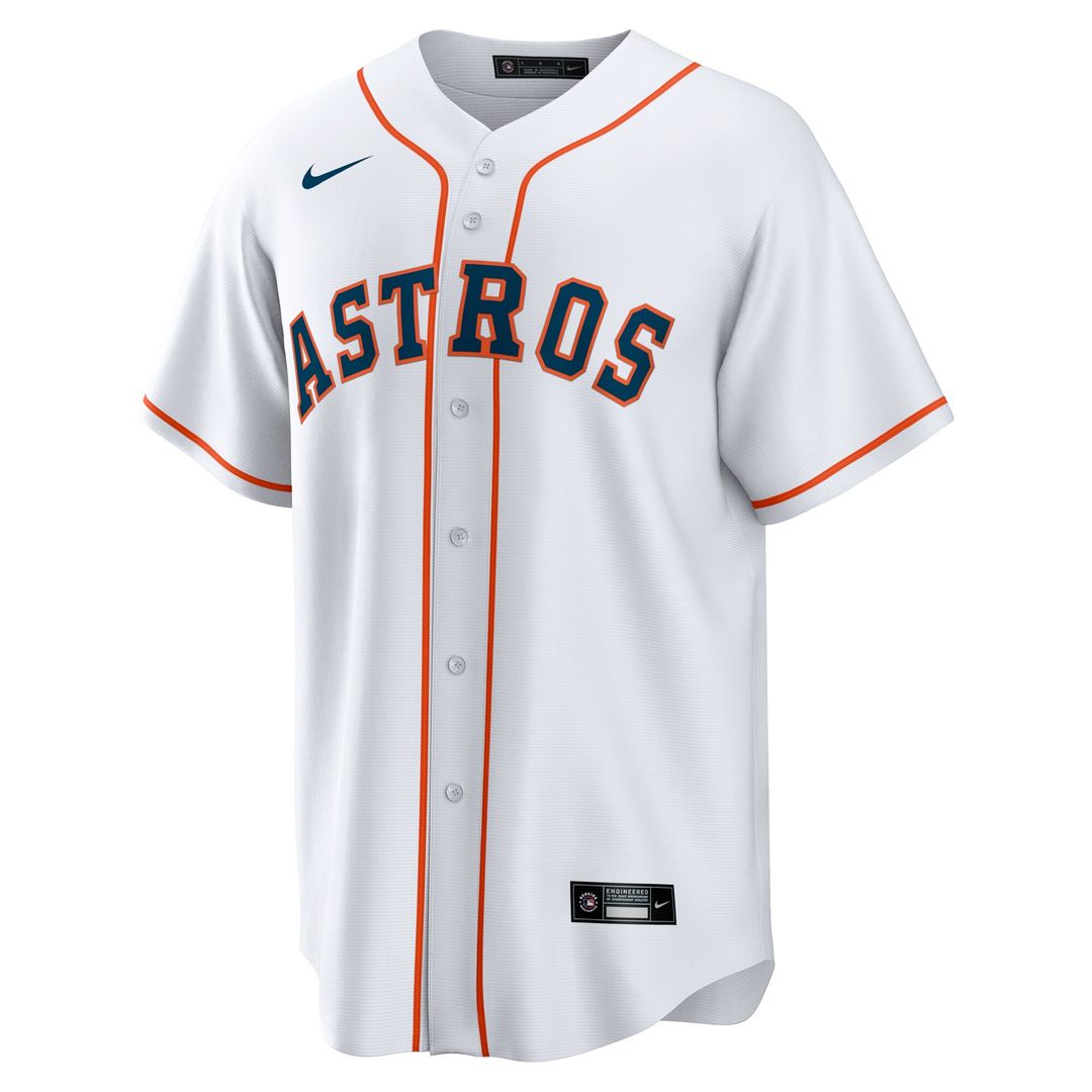 Cristian Javier Houston Astros Nike Home Replica Jersey - White
