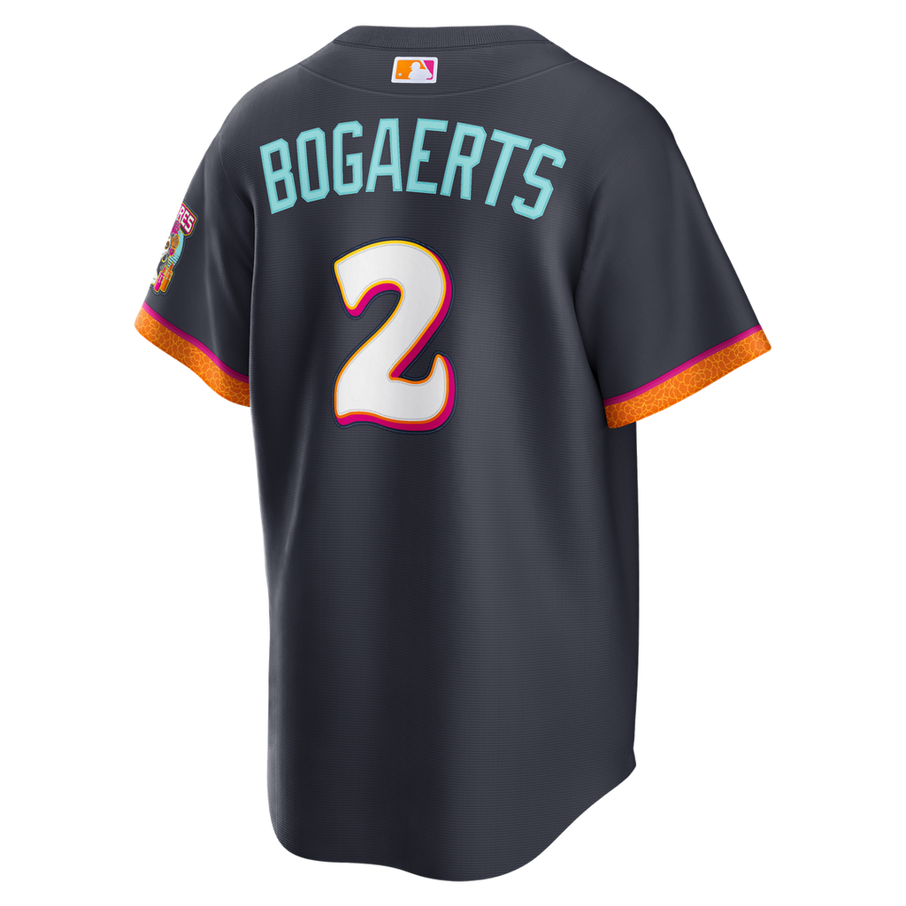 Xander Bogaerts San Diego Padres Nike 2026 City Connect Stadium Jersey - Obsidian