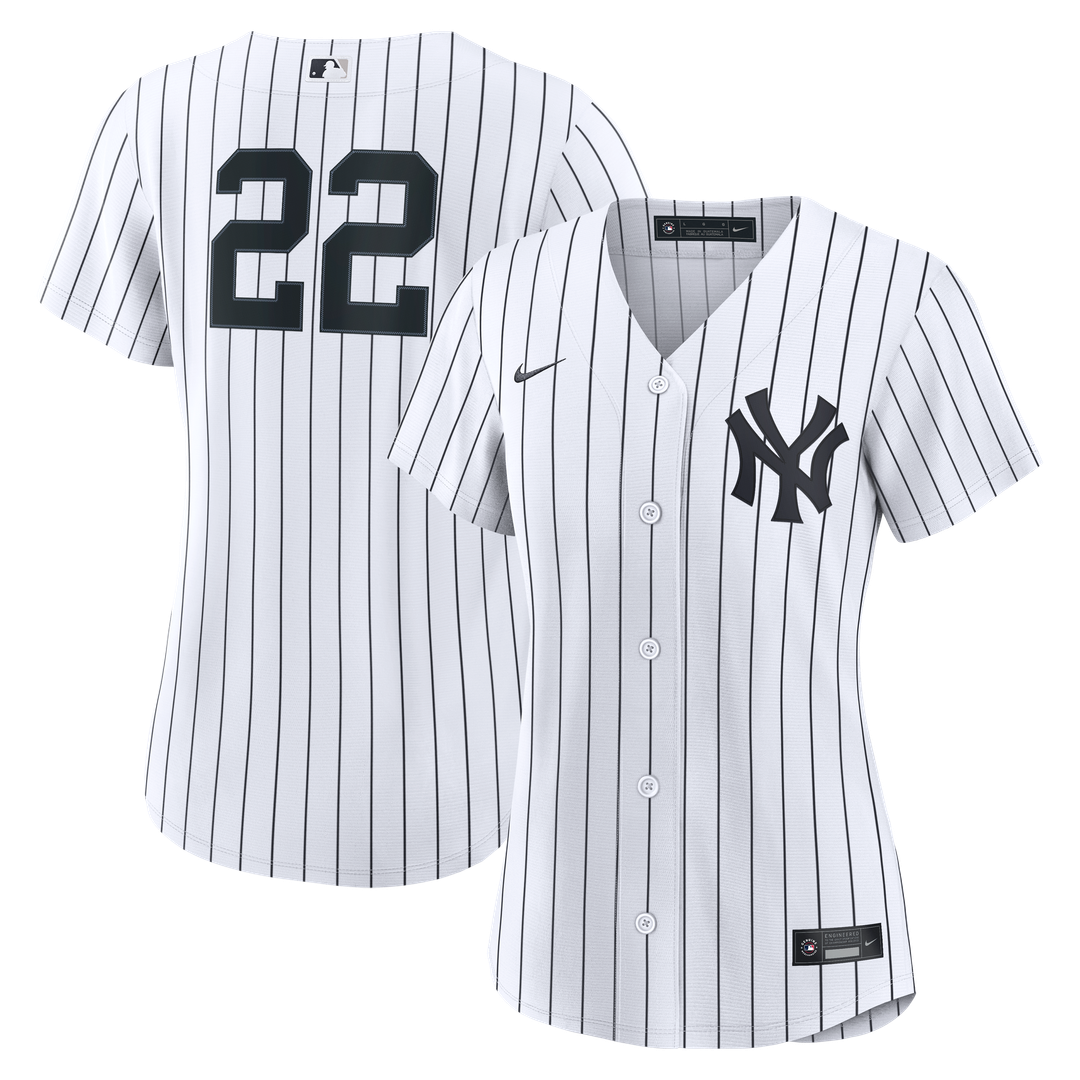 Ben Rice New York Yankees Nike Women's Home Replica Jersey - White