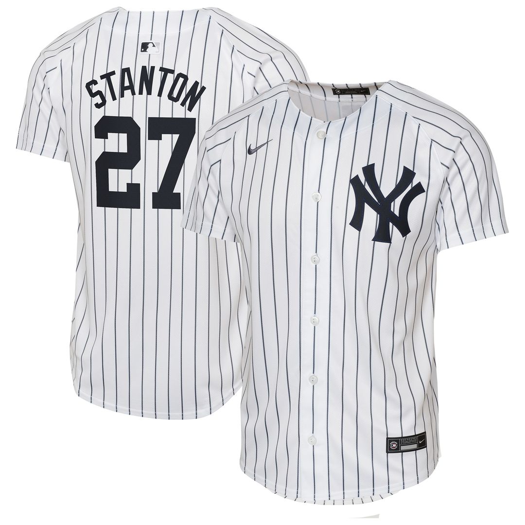 Giancarlo Stanton New York Yankees Nike Youth Home Limited Player Jersey - White