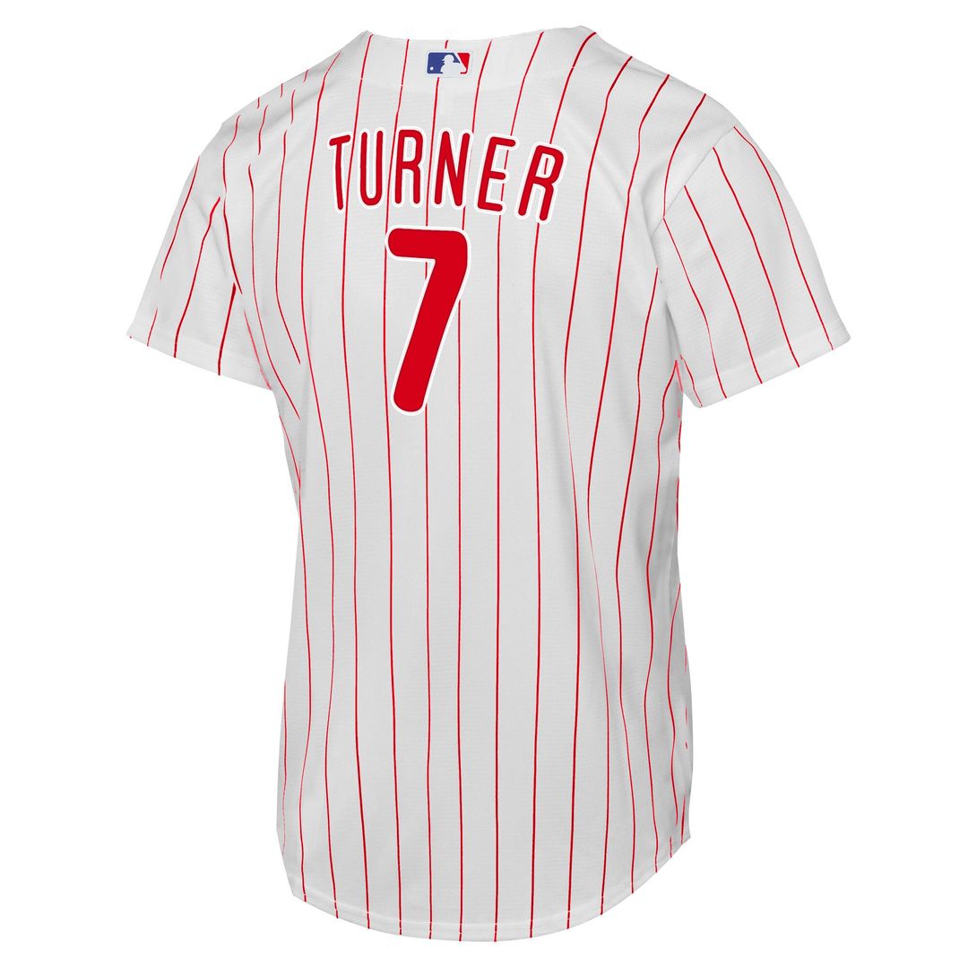 Trea Turner Philadelphia Phillies Nike Youth Home Replica Player Jersey - White