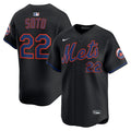 Juan Soto New York Mets Nike Alternate Limited Jersey - Black
