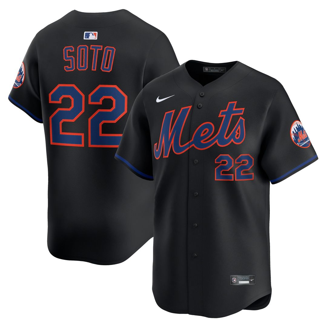 Juan Soto New York Mets Nike Alternate Limited Jersey - Black