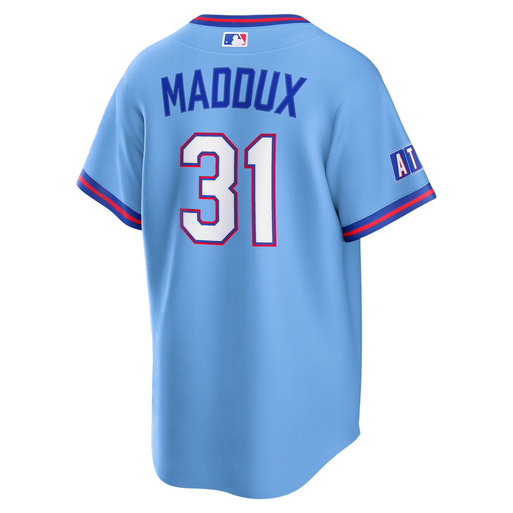 Greg Maddux Atlanta Braves Nike 2026 City Connect Stadium Jersey - Powder Blue