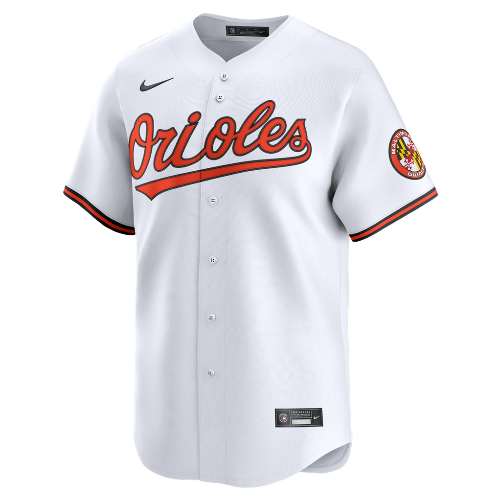Baltimore Orioles Nike Home Limited Jersey - White