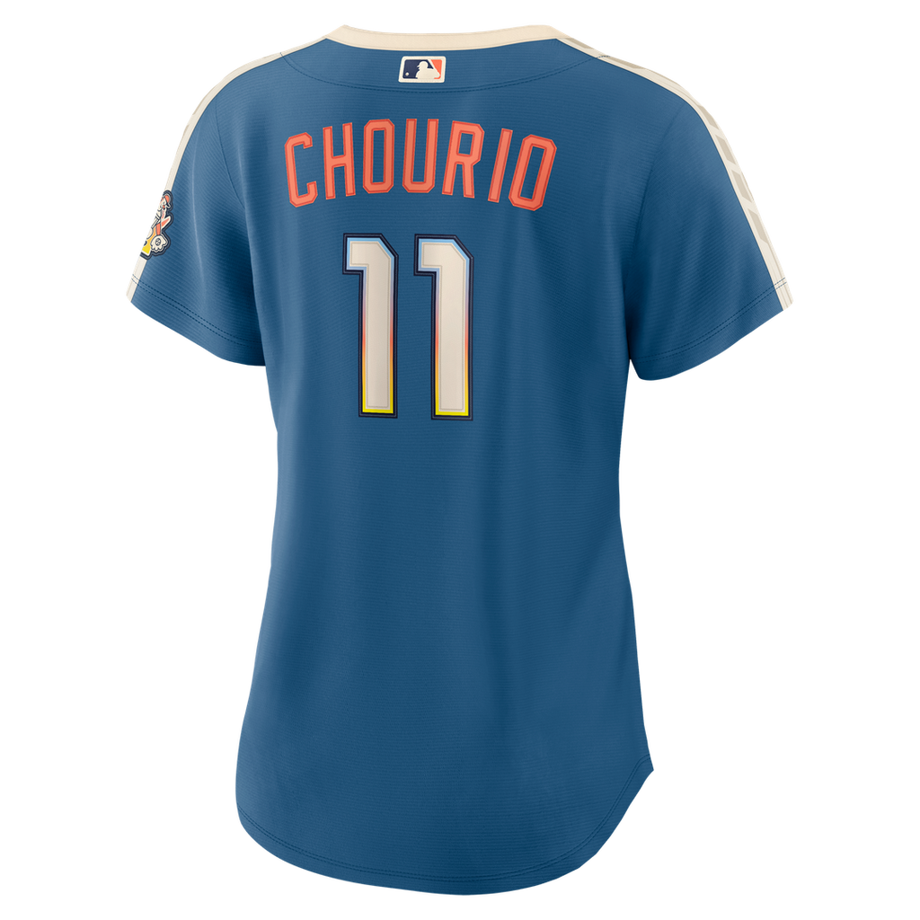 Jackson Chourio Milwaukee Brewers Nike Women's 2026 City Connect Stadium Jersey - Mineral Blue