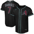 Corbin Carroll Arizona Diamondbacks Nike Youth Alternate Stadium Jersey - Black