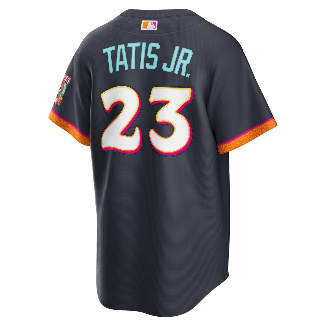 Fernando Tatis Jr. San Diego Padres Nike 2026 City Connect Stadium Jersey - Obsidian