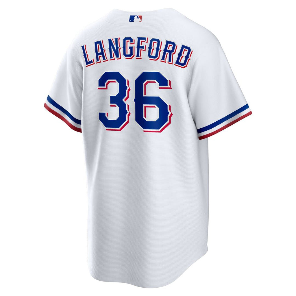Wyatt Langford Texas Rangers Nike  Youth Home Replica Jersey - White