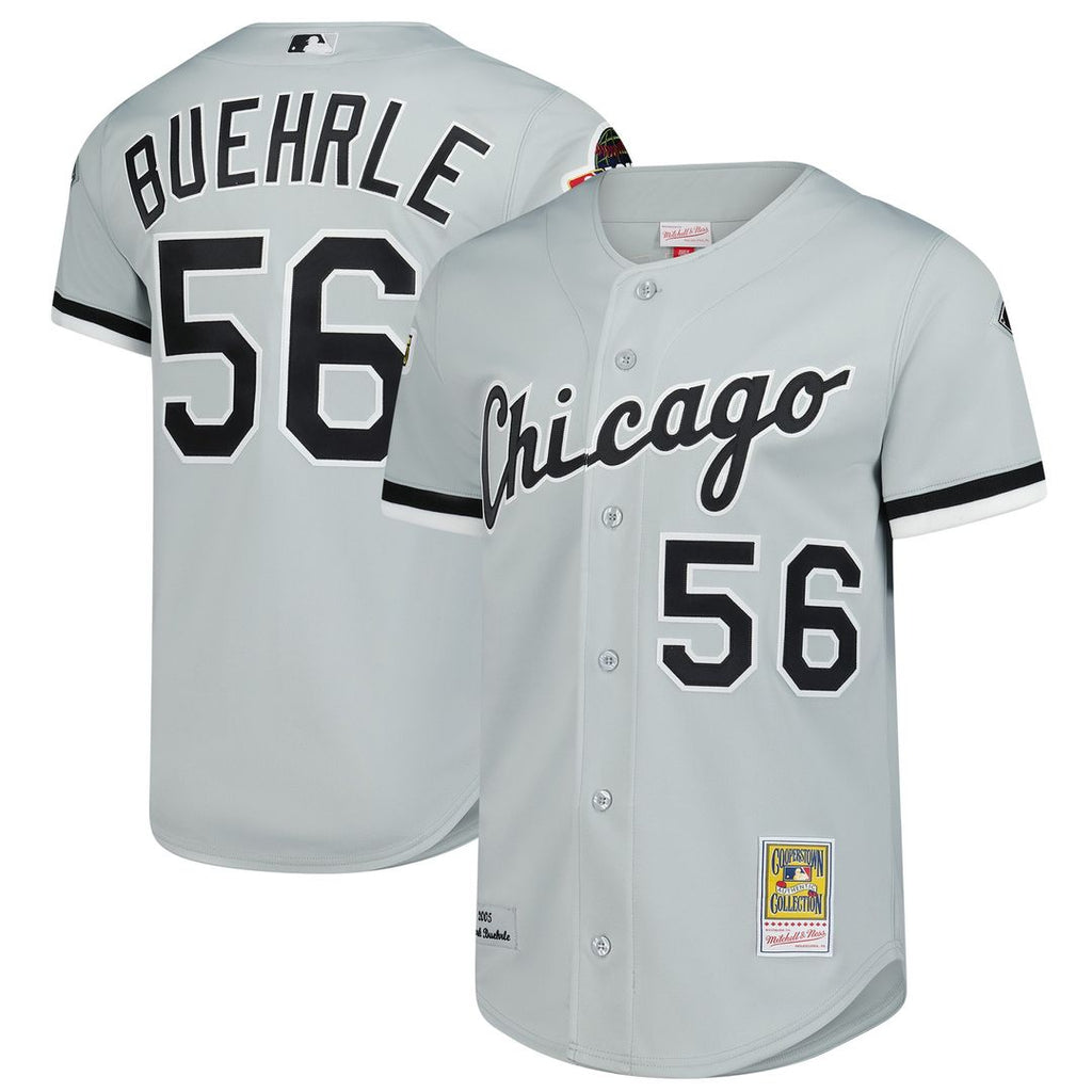 Mark Buehrle Chicago White Sox Mitchell & Ness 2005 Throwback Authentic Jersey - Gray