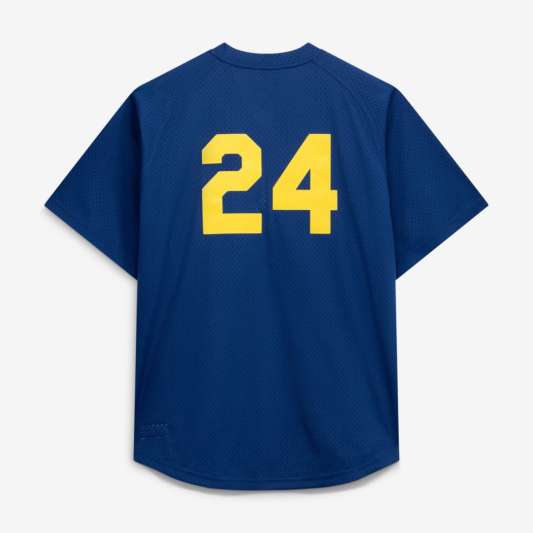 Ken Griffey Jr. Seattle Mariners Mitchell & Ness Big & Tall Cooperstown Collection Mesh Batting Practice Jersey - Royal