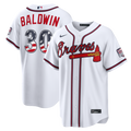 Drake Baldwin Atlanta Braves Nike USA 250 Fourth of July Home Stadium Jersey - White