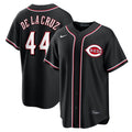 Elly De La Cruz Cincinnati Reds Nike Fashion Replica Black Out Jersey